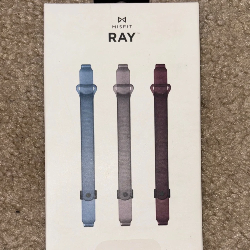 Ray Fitness & Sleep Monitor Bracelet - Rose Gold Capsule with Black Band